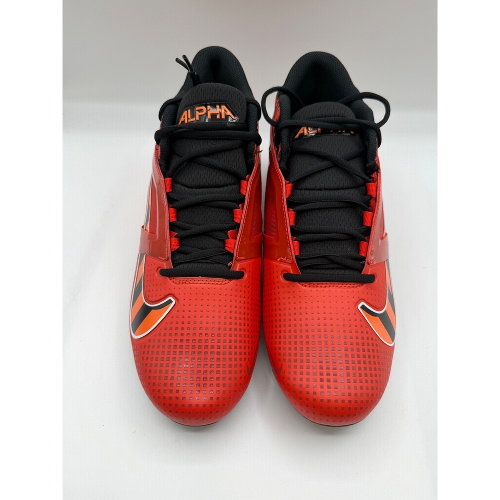 Nike Alpha Menace 4 Pro SE Football Cleats,Men's 13, Red Orange Black FQ3984-600 - Picture 3 of 12